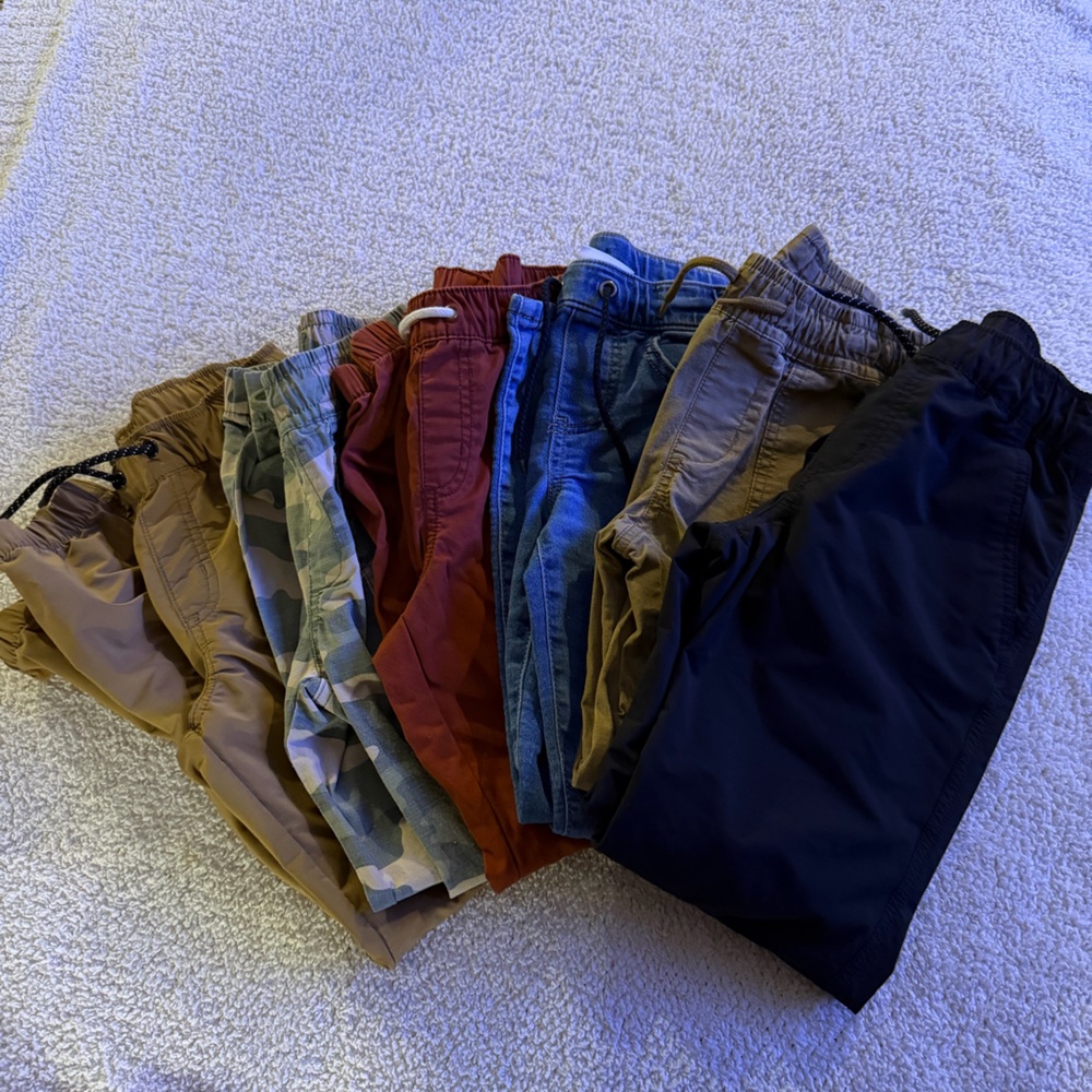 Target Kids Sweatpants & Joggers Collection - Black, Blue, Brown, Red, Green